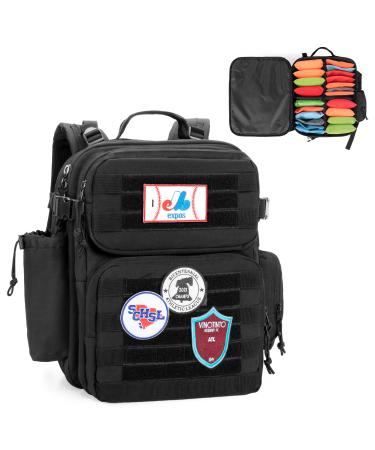 DSLEAF Cornhole Backpack Cornhole Bag Holds 16-24 Cornhole Bags with Padded Shoulder Straps and Cushioned Lumbar for Comfort Extra Pockets for Essentials (Patent Pending)