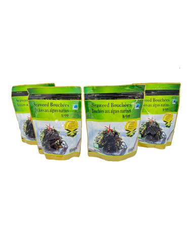RAN Premium Seaweed Bouchees Authentic Korean Seaweed 4 Packs 70g Each Experience the Irresistible Crunch Expertly Infused with Delicious Flavor a Truly Delightful and Healthy Snack 280 g (Pack of 1)