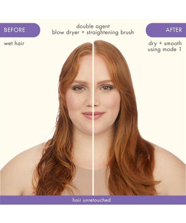 Buy Amika Double Agent 2-in-1 Straightening Blow Dryer Brush - International Shipping Available - Buy Online on GoSupps.com