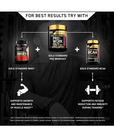 Optimum Nutrition Gold Standard Pre Workout Watermelon 330g Powder - Buy Online on GoSupps.com