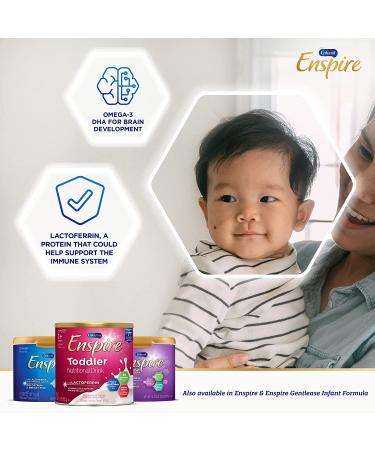 Enfagrow Enspire Toddler Nutritional Drink | Brain & Immune Support | Non-GMO | 24 oz Powder Tub (Pack of 4) - Buy Online on GoSupps.com