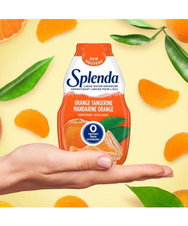 SPLENDA Liquid Water Enhancer Drops Orange Tangerine Flavor Sugar Free Concentrated Drink Mix 92mL Bottle (Pack of 2) Orange Tangerine 92 ml (Pack of 2) - Buy Online on GoSupps.com