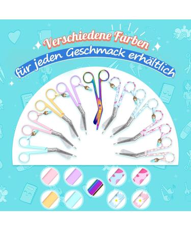 Nurse is Love Association Graos Care - Sharp Stainless Steel Trauma Scissors with Colorful Designs | Rounded Tip Rescue Scissors | Nurse Rosa Daisies - Buy Online on GoSupps.com