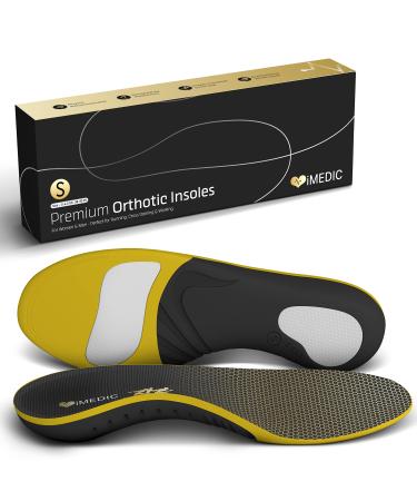 iMedic Premium Orthotic Insoles (New 2024 Mould) - Size S: UK 6-7 Plantar Fasciitis Support Insoles - Arch Support Insoles - Flat Feet Insoles - Plantar Fasciitis Insoles for Men and Women