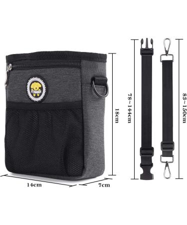 Fttouuy Waterproof Dog Feed Bag for Training - Perfect for Treats | Black L - Buy Online on GoSupps.com