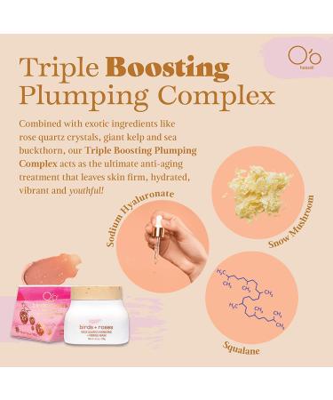 Hydrating & Firming Rose Quartz Mask - O O Hawaii Birds + Roses | 5.2 oz - Buy Online on GoSupps.com