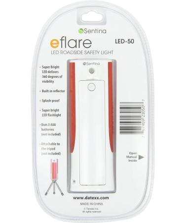 Sentina Eflare LED Roadside Safety Light - Compact Lightweight 0.33 lb Warning Beacon for Emergency Use - International Shipping Available - Buy Online on GoSupps.com