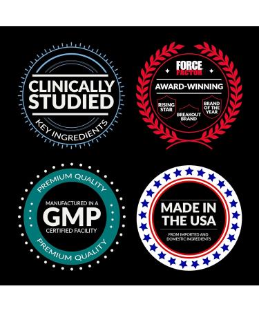 Force Factor LeanFire Pre Workout Energy Pills with Green Tea Extract and Caffeine to Increase Energy Build Lean Muscle Black 30 Count (Pack of 1) Package May Vary - Buy Online on GoSupps.com