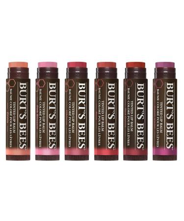 Burt's Bees Pink Blossom Tinted Lip Balm with Shea Butter - 100% Natural & Moisturizing | 1 Tube - Buy Online on GoSupps.com