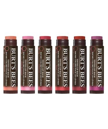 Burt's Bees 100% Natural Tinted Lip Balm Sweet Violet with Shea Butter & Botanical Waxes - 1 Tube - Buy Online on GoSupps.com