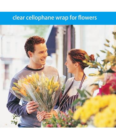 Clear Cellophane Wrap Roll - 86CM x 45M | 3 Mil Thick Transparent Film for Baskets, Flowers, and Gifts - Buy Online on GoSupps.com
