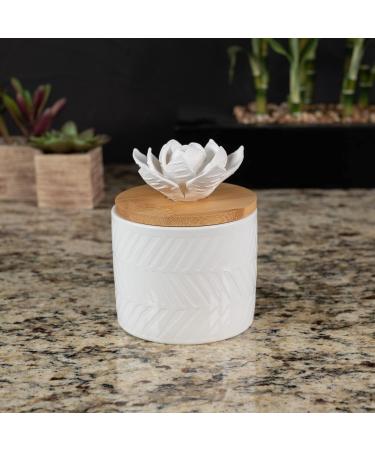 ScentSationals Ceramic Flower Essential Oil Diffuser - Passive Wicking Home Fragrance for Living Room & Bedroom - Aromatherapy Diffuser for Essential Oils - Lyle - International Shipping - Buy Online on GoSupps.com
