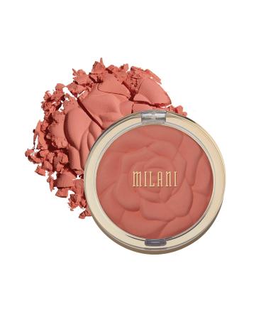 Milani Rose Powder Blush - Wild Rose (0.6 Ounce) Cruelty-Free Blush - Shape, Contour & Highlight Face with Matte or Shimmery Color