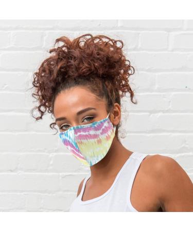 Weddingstar Pack of 3 Washable Children's Face Masks with Filter Pocket - Reusable & Adjustable Dye Ties - Buy Online on GoSupps.com