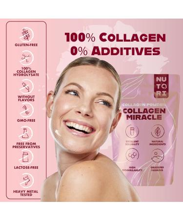  Nutori Collagen Powder 300g - Type I & III - Optimal Bioavailability and Solubility - Pasture-Raised - Hydrolyzed Collagen Powder Peptides - Produced and Laboratory Tested in - Buy Online on GoSupps.com