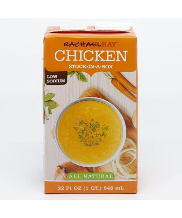 Rachael Ray | All Natural Low Sodium Chicken Stock, 32oz. | Healthy Natural Alternative to Broth | 6-PACK - Buy Online on GoSupps.com