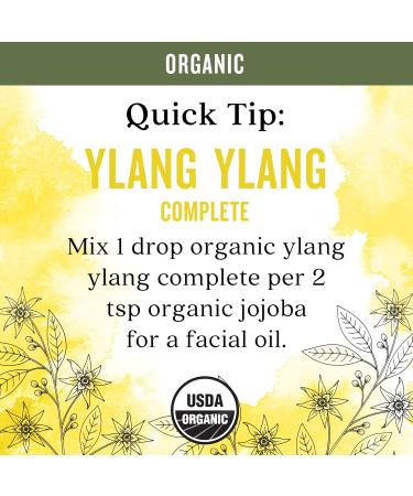 Buy Aura Cacia Organic Ylang Ylang Complete Essential Oil - 0.25 fl. oz. | Premium Quality Free International Shipping - Buy Online on GoSupps.com
