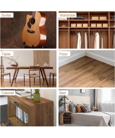 DEWEL Wood Putty Filler - Paintable & Sandable Cherry White Walnut Epoxy Repair Kit & Furniture Marker for Wood Scratch Repairs - Buy Online on GoSupps.com