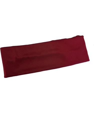7cm Burgundy Stretch Headband Bandeau Sport Dance Gym Training Make Up Hair Band for Women Girls by Glitz4Girlz - Buy Online on GoSupps.com