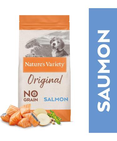 Nature's Variety Original No Grain - Junior Dog Food for all sizes - Grain Free - with Boneless Salmon - 12kg - Buy Online on GoSupps.com