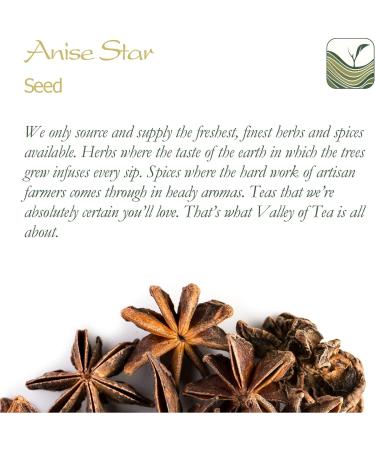 Organic Anise Star Seed Tea - Illicium Verum Herbal Infusion 200g - Buy Online on GoSupps.com