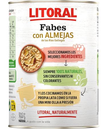 Litoral Beans and Clam Stew - 440g | Delicious Seafood Delight - Buy Online on GoSupps.com