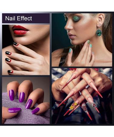 8 Pcs Nail Tips Clip for UV Builder Gel Extension - DIY Manicure Nail Art Tool - Buy Online on GoSupps.com