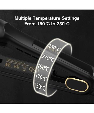 Terviiix 24K Titanium Wide Hair Crimper Crimping Iron for Hair Crimper Hair Iron for Textured Crimps and Volume Hair Volumizing Iron for Thin Fine Hair Dual Voltage Auto Off 1-1/2 Inch 1 1/2'' - Buy Online on GoSupps.com