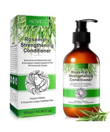 P-Beauty Rosemary Conditioner - 1x300ml for damaged and dry hair | Conditioner for hair growth and scalp care | Rosemary Mint | Hair care