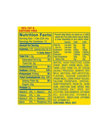 Yoo-Hoo Chocolate Drink 11 oz Can - Pack of 48 (528 oz) | Refreshing Chocolate Beverage - Buy Online on GoSupps.com