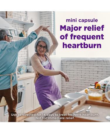 Amazon Basic Care Omeprazole 20mg Mini Capsules - 42 Count - Acid Reducer for Heartburn - 24HR Relief - Buy Online on GoSupps.com