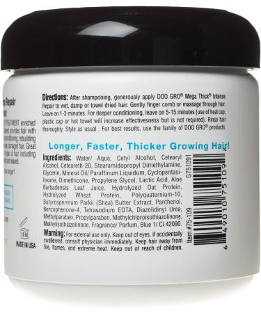 Doo Gro Mega Thick Intense Repair 16oz with Stimulating Growth Oil 4.5 fl.oz & Mega Thick Growth Oil 4.5 fl.oz - Buy Online on GoSupps.com