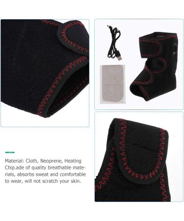 Buy Electric Heating Ankle Protector - Neoprene Ankle Support & Compression Brace for Pain Relief - Buy Online on GoSupps.com