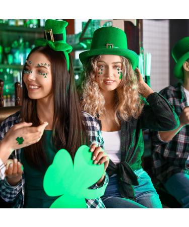 St. Patrick's Day Face Jewels & Gems Set - Glitter Rhinestones & Temporary Tattoos for Rave, Henna & Parties - Buy Online on GoSupps.com