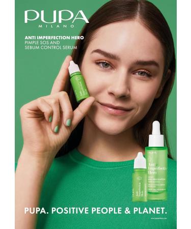 Pupa Milano Anti-Imperfection Hero Pimple SOS - Natural Blemish Treatment Gel | Fast Absorbing Spot Treatment for Clear Skin - 0.33 oz - Buy Online on GoSupps.com