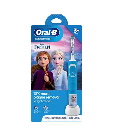 Oral-B Kids Electric Toothbrush with Disney's Frozen | Ages 3+ | Gentle & Effective - Buy Online on GoSupps.com