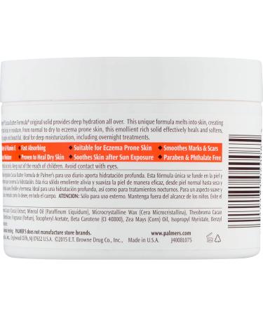 Buy Palmer s Cocoa Butter Formula Daily Skin Therapy - Solid Formula 7.25 oz (Pack of 12) - Moisturizing & Nourishing Skin - International Shipping Available - Buy Online on GoSupps.com