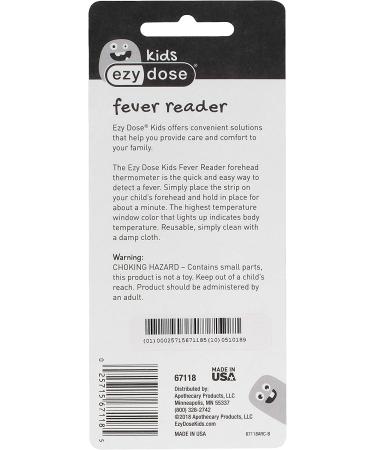 EZY DOSE Kids Thermometer for Baby & Toddler - Fever Monitor (Celsius & Fahrenheit) - 10 ml, Reusable for Home & Travel - Buy Online on GoSupps.com