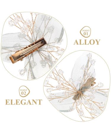 Lurrose Bridal Hair Clips - Green Leaf & Crystal Accessories for Weddings & Parties - Buy Online on GoSupps.com