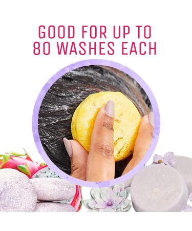Sweet & Sassy Shampoo + Conditioner Bars (1 Shampoo + 1 Conditioner) | Made in USA, Natural, Organic, SLS Free | Safe for Color Treated Hair | Sumptuous Haircare - Buy Online on GoSupps.com