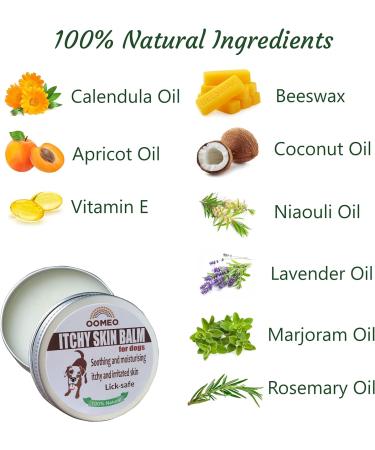 OOMEO Itchy Skin Balm for dogs 100% natural for itchiness irritated skin soothing cream - 30ml - Buy Online on GoSupps.com