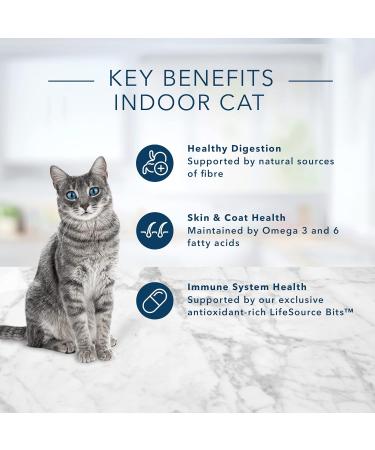 Blue Buffalo Indoor Health Natural Adult Dry Cat Food Salmon And Brown Rice 3.1kg bag - Medium Bag kibble Medium Bag Salmon - Buy Online on GoSupps.com
