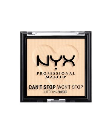 NYX Professional Makeup Can't Stop Won't Stop Mattifying Powder Matte Finish Shade: Fair 01 Fair 1 Piece (Pack of 1) - Buy Online on GoSupps.com