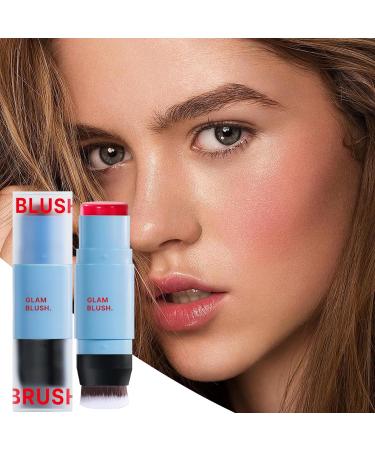 Blush Stick for Cheeks - Cream Blush Stick for Lips and Cheeks with Dual Tip | Dual-tip moisturizing formula for face and lips ideal for travel and everyday use - Buy Online on GoSupps.com