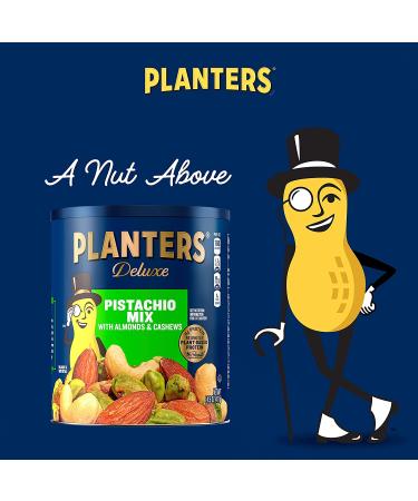 PLANTERS Deluxe Pistachio Mix 14.5 oz - Mixed Nuts & Pistachios - Kosher Snack - Shareable Energy Boost - Buy Online on GoSupps.com