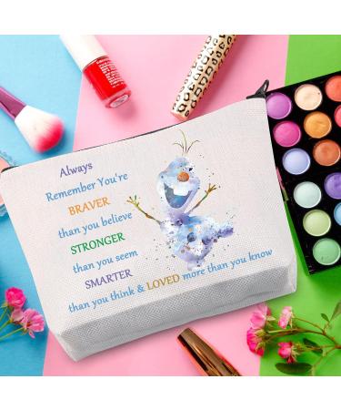 Buy WZMPA Olaf Cosmetic Bag - Snowman Design for Women & Girls | Perfect Gift for Olaf Fans - Buy Online on GoSupps.com