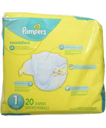 Pamper Swaddler Size 1 - 20 Count Diapers for Newborns - Buy Online on GoSupps.com