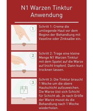 N1 Warts Tincture 6ml - Effective Wart Remover Simple & Painless 3-Pack - International Shipping Available - Buy Online on GoSupps.com
