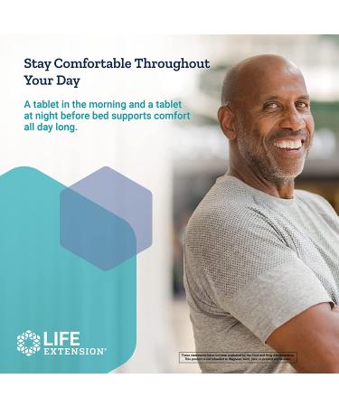 Life Extension ComfortMAX Double-Action Nerve Support - 30 Vegetarian Tablets for Day & Night Relief - Buy Online on GoSupps.com