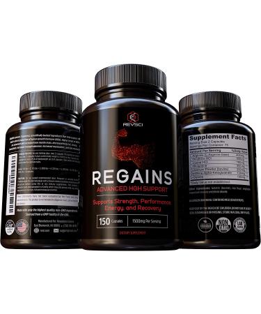 HGH Supplements for Men & Women - Natural Growth Hormone Booster for Anabolic Muscle Building - 150 Capsules - Buy Online on GoSupps.com